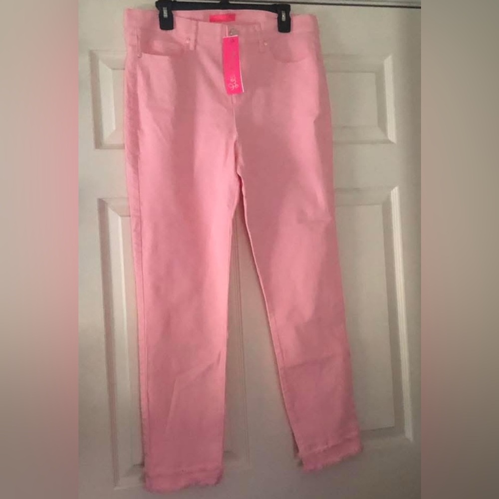 Lilly Pulitzer Calla Pink High Rise Pants